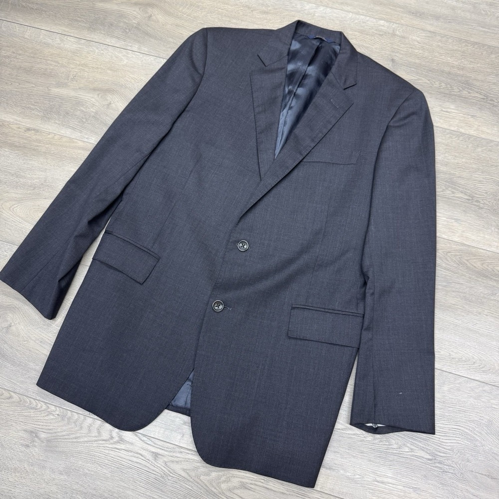 Brooks Brothers Makers And Merchants 1818 Regent Blazer Estrato Sz 42L Gray Mens